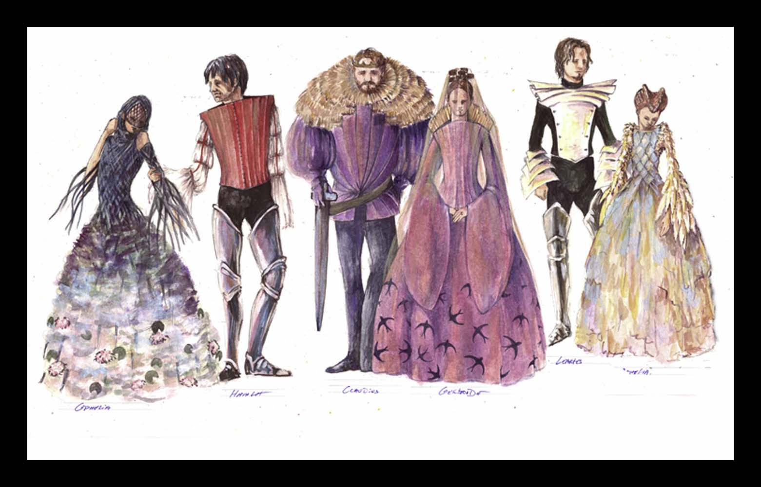 COSTUME RENDERINGS